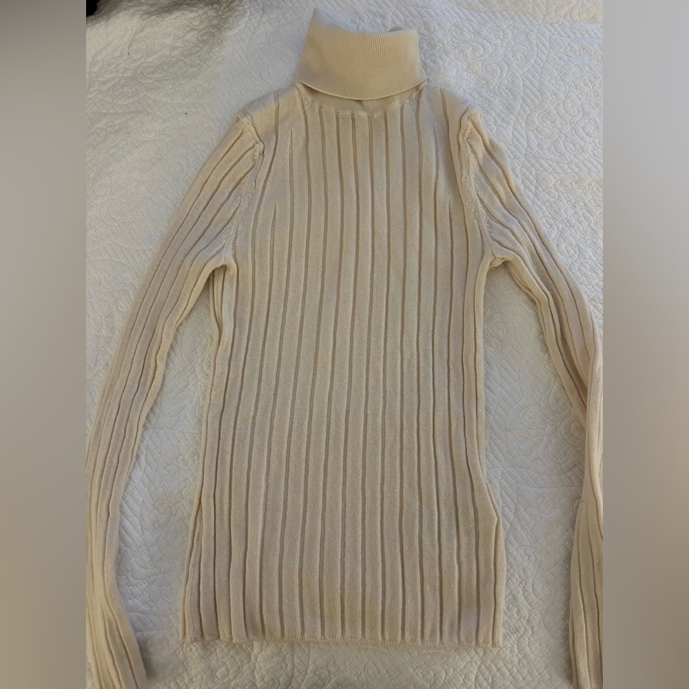 Banana Republic Cream Merino Wool Sweater